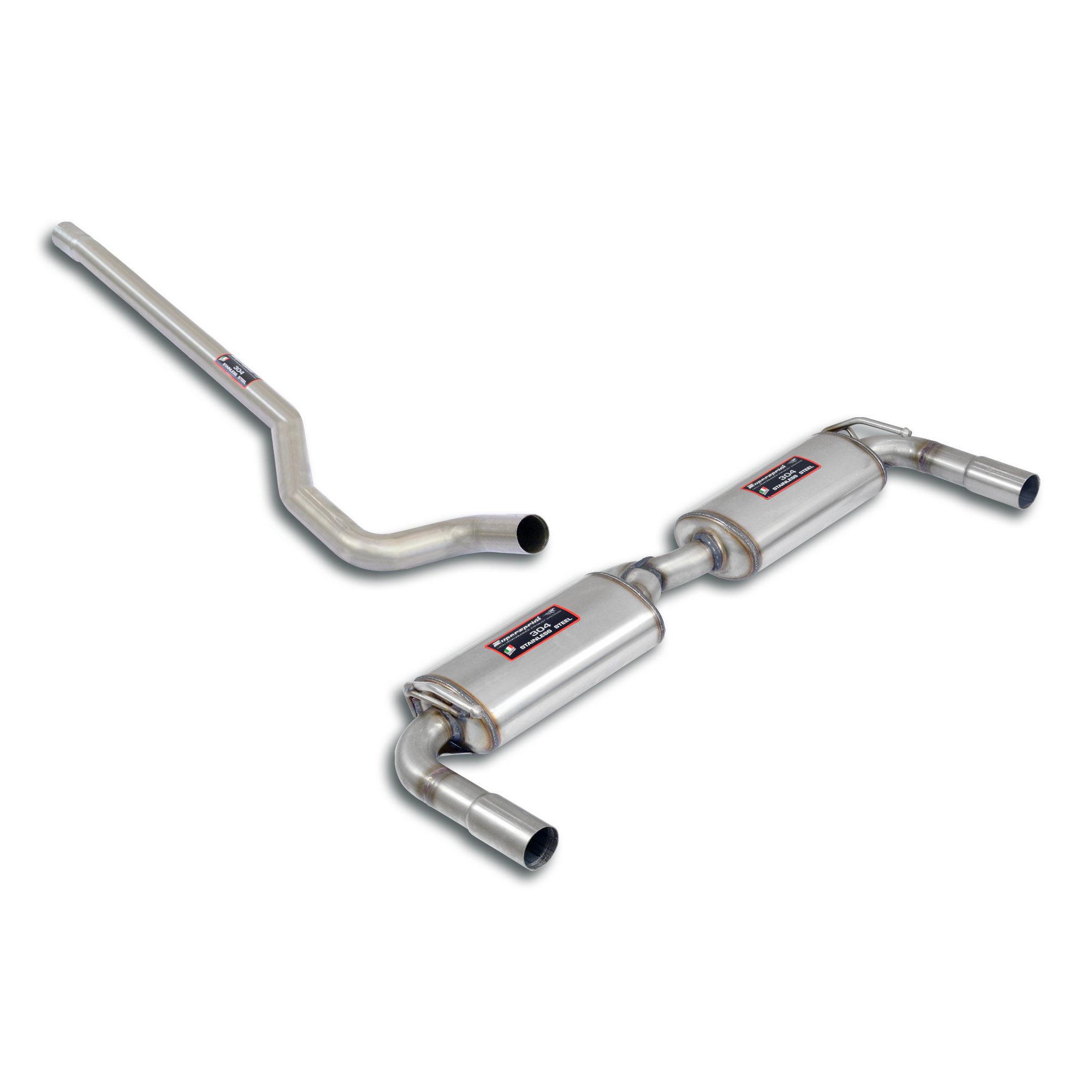 Rear exhaust Right - Left  